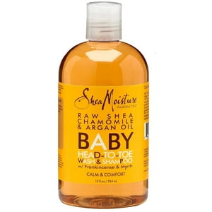 Shea Moisture Raw Shea Chamomile & Argan Oil Baby Head-To-Toe Wash & Shampoo 13 oz (Pack of 6) SheaMoisture