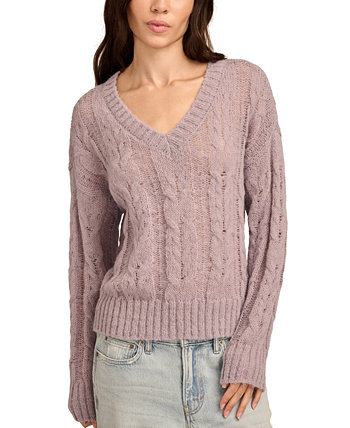 Женский Свитер Lucky Brand Cable-Knit Mohair с V-образным вырезом Lucky Brand