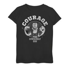 Футболка Cartoon Network Courage The Cowardly Dog Ghostly Pair для девочек 7–16 лет Cartoon Network