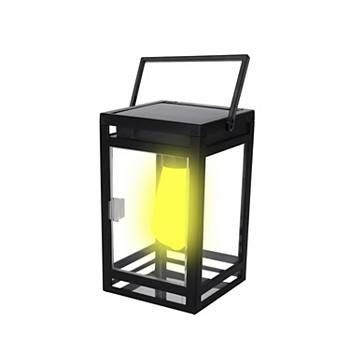 Techko Solar Portable Lantern with Light Bulb Techko