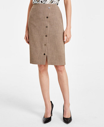 Women's Snap-Detail Skirt Kasper