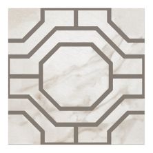 Achim Retro Octagon Self-Adhesive 20-piece 12'' x 12'' Vinyl Floor Tile Set Achim