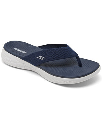 Women's On The Go 600 Sunny Athletic Flip Flop Thong Sandals from Finish Line SKECHERS