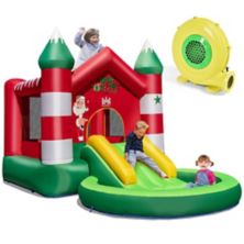 Inflatable Bounce House with Blower for Kids Aged 3-10 Years Slickblue