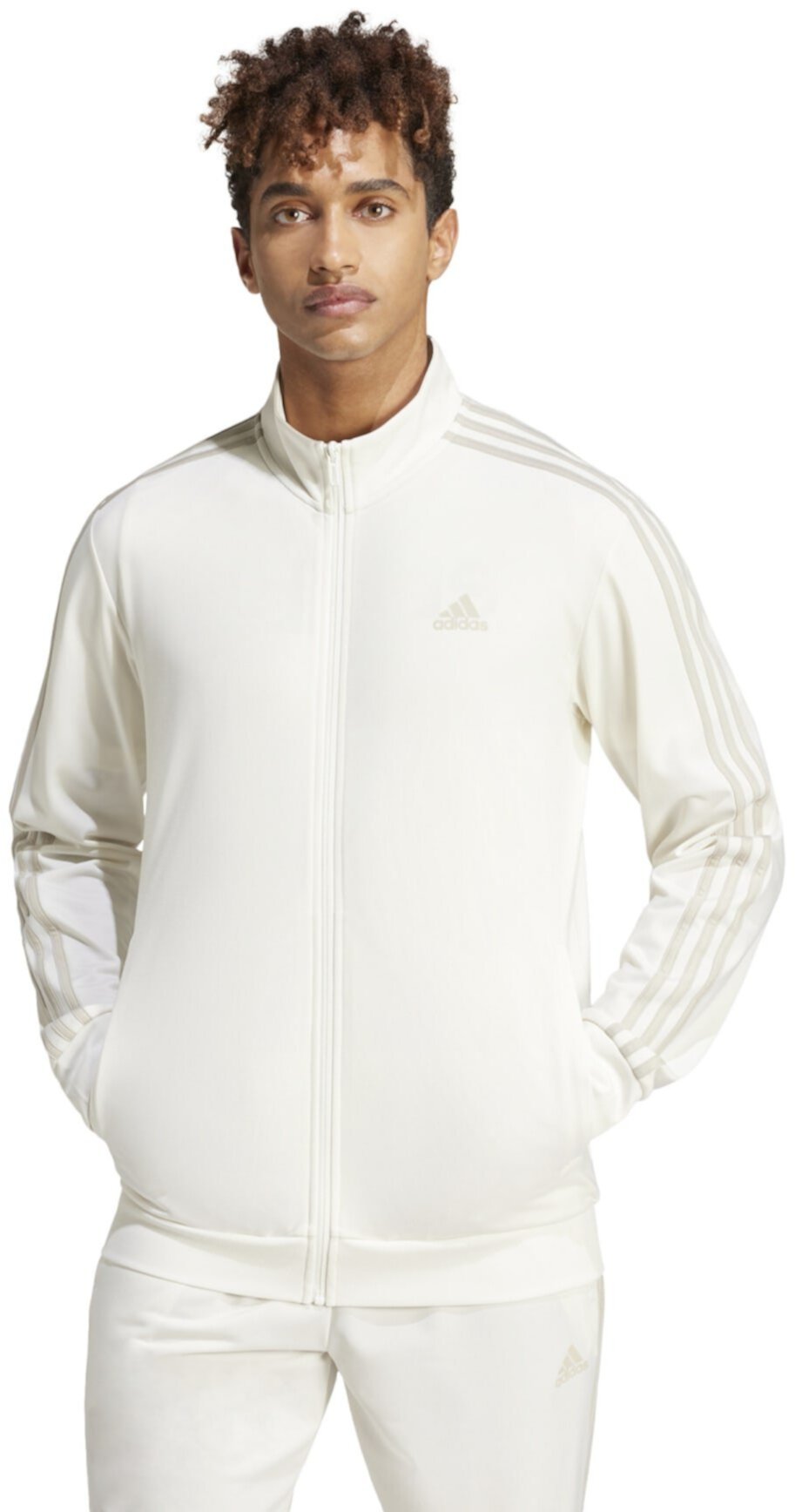Спортивная куртка с 3 полосками Essentials Warm-Up Adidas