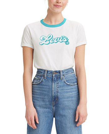 Хлопковая футболка Ringer с логотипом Levi's®