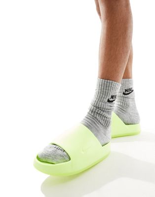 Ярко-зеленые шлепанцы Nike Calm Mule Nike