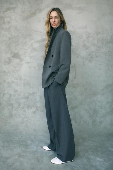 WIDE LEG PANTS WITH DARTS Zara