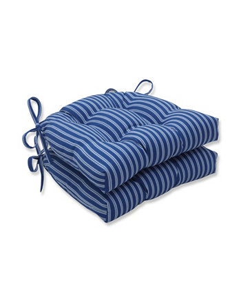 Двусторонний коврик для стула Resort Stripe, набор из 2 шт. Pillow Perfect