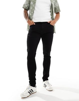 DTT stretch skinny fit jeans in black Don't Think Twice