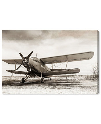 Холст с изображением самолета Helix, 15 "x 10" Oliver Gal