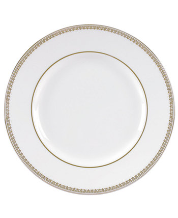 Золотая кружевная тарелка для закусок Vera Wang Wedgwood