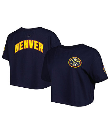 Женская темно-синяя футболка свободного кроя Denver Nuggets Classics Pro Standard