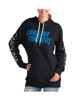 Женский пуловер с капюшоном Black Carolina Panthers Extra Inning G-III
