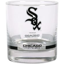 Chicago White Sox Banded Rocks Glass The Memory Company