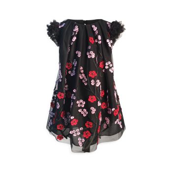Baby's, Little Girl's & amp; Платье для девочки с цветочной вышивкой HELENA & HARRY IV CO.