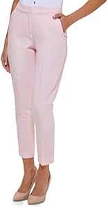 Tommy Hilfiger Women's Dress Pants – Straight-legged Trousers With Elastic Waist Tommy Hilfiger