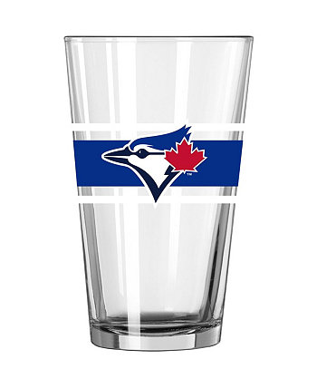 Бокал в полоску Toronto Blue Jays 16 унций Logo Brand