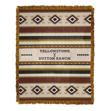 Yellowstone Western Jacquard Throw Licensed Character