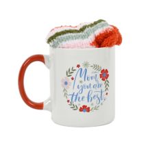 &#34;Mom You Are The Best&#34; Mug and Socks Gift Set Unbranded