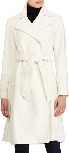 Women's Wool & Cashmere Blend Wrap Coat LAUREN Ralph Lauren