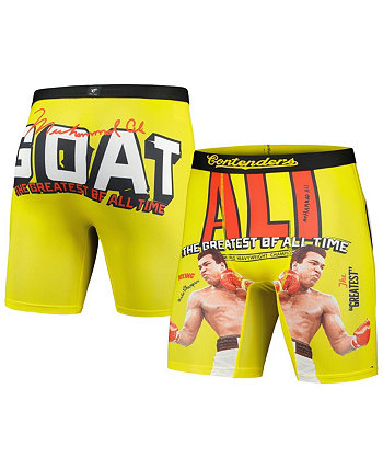 Мужские желтые боксеры Mohammed Ali The Greatest Boxer Contenders Clothing
