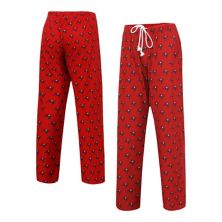 Женские спортивные красные брюки для сна Tampa Bay Buccaneers Gauge со сплошным принтом Concepts Unbranded