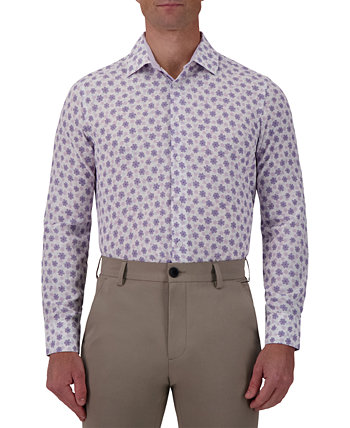Мужская рубашка приталенного кроя с цветочным принтом Report Collection