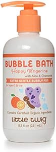 Little Twig Bubble Bath, Baby Bath Essential with Natural Plant Derived Formula, Vegan, Gluten-Free, Paraben-Free, Berry Pomegranate Scent, 8.5 fl. oz. Little Twig