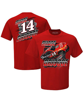 Мужская красная футболка Chase Briscoe Blister Stewart-Haas Racing Team Collection