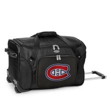 Denco Montreal Canadiens 22-дюймовая спортивная сумка на колесиках Denco
