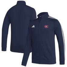 Men's adidas  Navy Montreal Canadiens Raglan Full-Zip Track Jacket Adidas