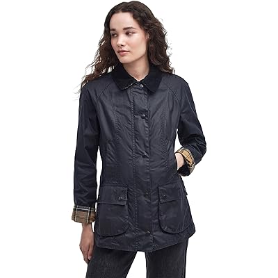 Ветровка Barbour Beadnell из вощеного хлопка с классическим воротником и карманами Barbour