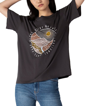 Женская футболка с графическим принтом Black Tape