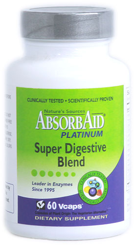 Platinum Super Digestive Blend -- 60 Vcaps® AbsorbAid