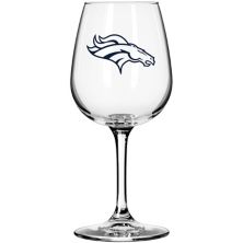 Denver Broncos 12oz. Gameday Stemmed Wine Glass Logo Brand