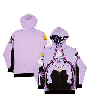 Мужской и женский фиолетовый пуловер с капюшоном Disney Villains Curse Your Hearts Loungefly