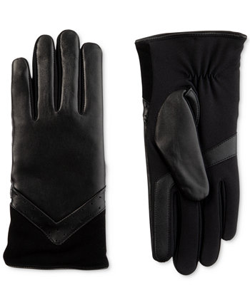 Женские кожаные перчатки smarTouch® SleekHeat® с флисовой подкладкой Isotoner Signature