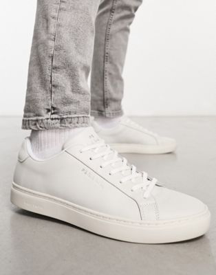 Белые кожаные кроссовки с несколькими лентами на спине PS Paul Smith Rex PS Paul Smith