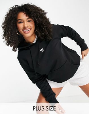 Черная толстовка с логотипом в центре adidas Originals Plus Adidas