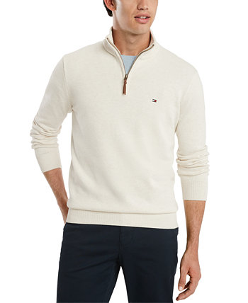 Мужской пуловер с застежкой-молнией для больших и высоких размеров Tommy Hilfiger