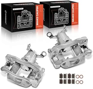 A-Premium Disc Brake Caliper Assembly with Bracket Compatible with Select Dodge Models - Journey 2009 2010 2011 2012, Sport Utility - Rear Left Driver Side A-Premium