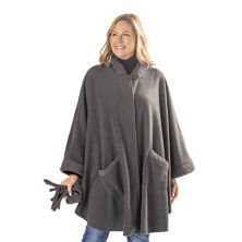 Linda Anderson Комплект уютного пальто и перчаток Emily с отделкой из шерпы Linda Anderson