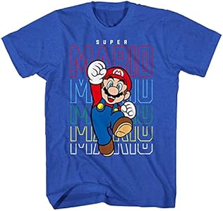 Nintendo Mens Mario Kart Shirt - Mario, Luigi, Zelda, Kirby, and Donkey Kong Vintage Tee Nintendo