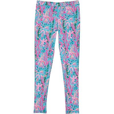 Леггинсы Mini Weekender от Lilly Pulitzer Kids с защитой UPF 50+ и эластичным поясом Lilly Pulitzer Kids