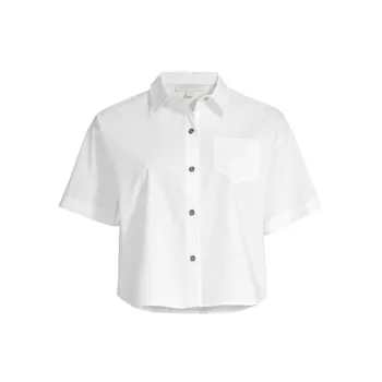 Свободная рубашка с короткими рукавами MICHAEL Michael Kors