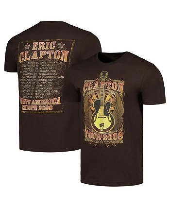 Men's Brown Eric Clapton Guitar Wings T-shirt American Classics