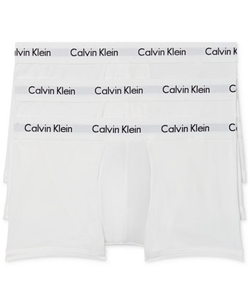 3 пары мужских трусов с низкой посадкой из хлопка стрейч Calvin Klein
