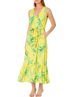 Платье макси без рукавов с цветочным принтом Tommy Bahama
