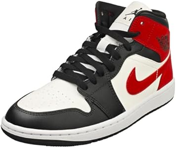 Мужские кроссовки Nike Air Jordan 1 Mid со стильным дизайном и знаковыми чертами Nike